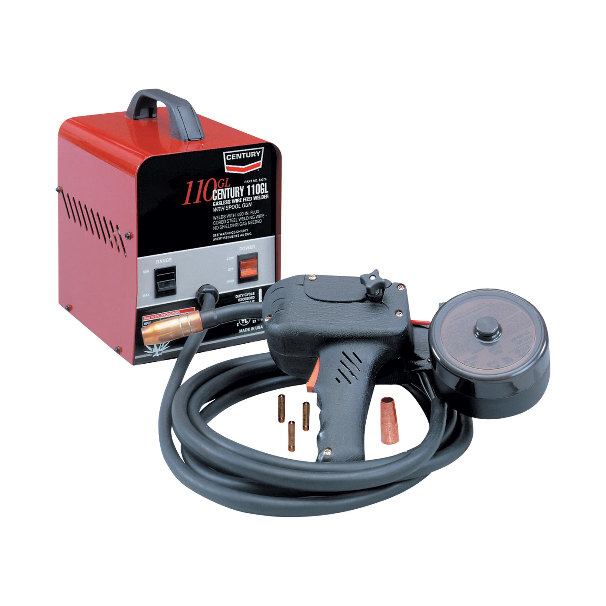 Century 110-Volt Gasless Spool Gun Welder - Model# 83076
